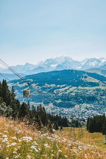 télécabine été megeve jaillet