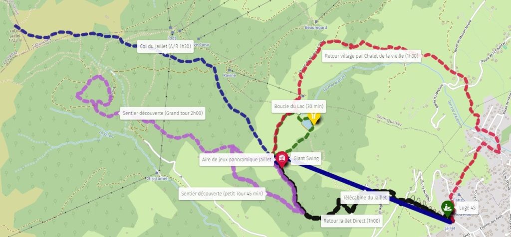 plan rando été jaillet